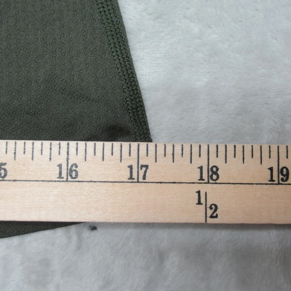 Lululemon Top Womens 4 Green Butterfly Print‎ Racerback Padded Wrap It Up Tank